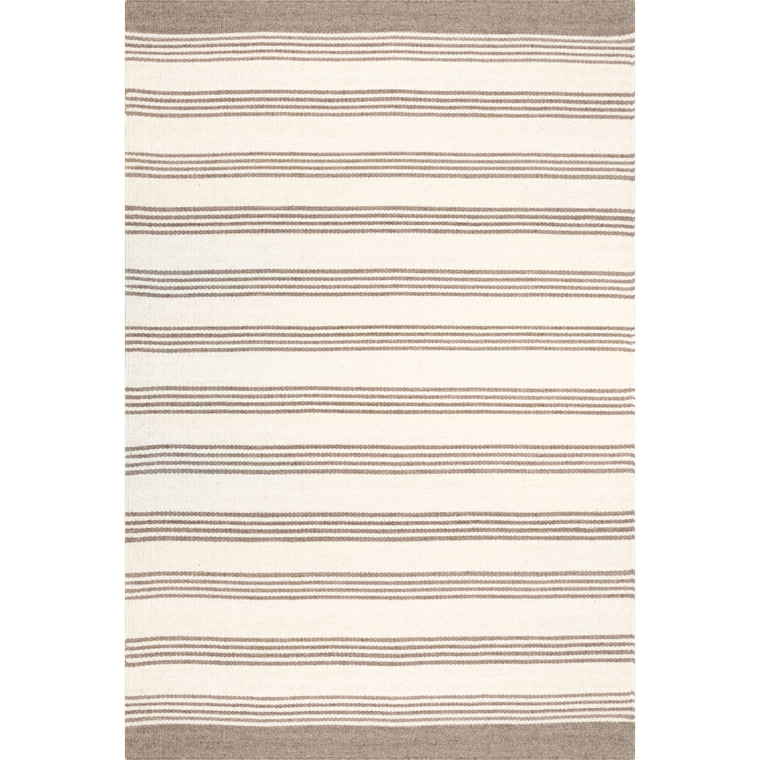 Arvin Olano X Rugs Usa Striped Cotton Wool Beige Area Rug Reviews